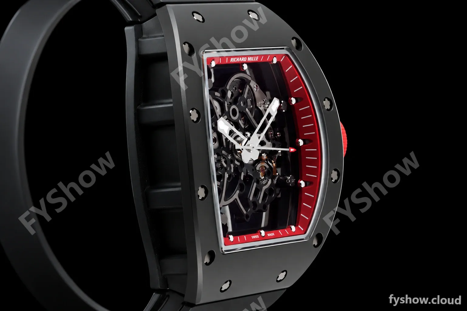 Richard Mille - RM055 Bubba Watson Black CER/RU Red Rehaut Skeleton ZF V3 RMUL2 - Image 2