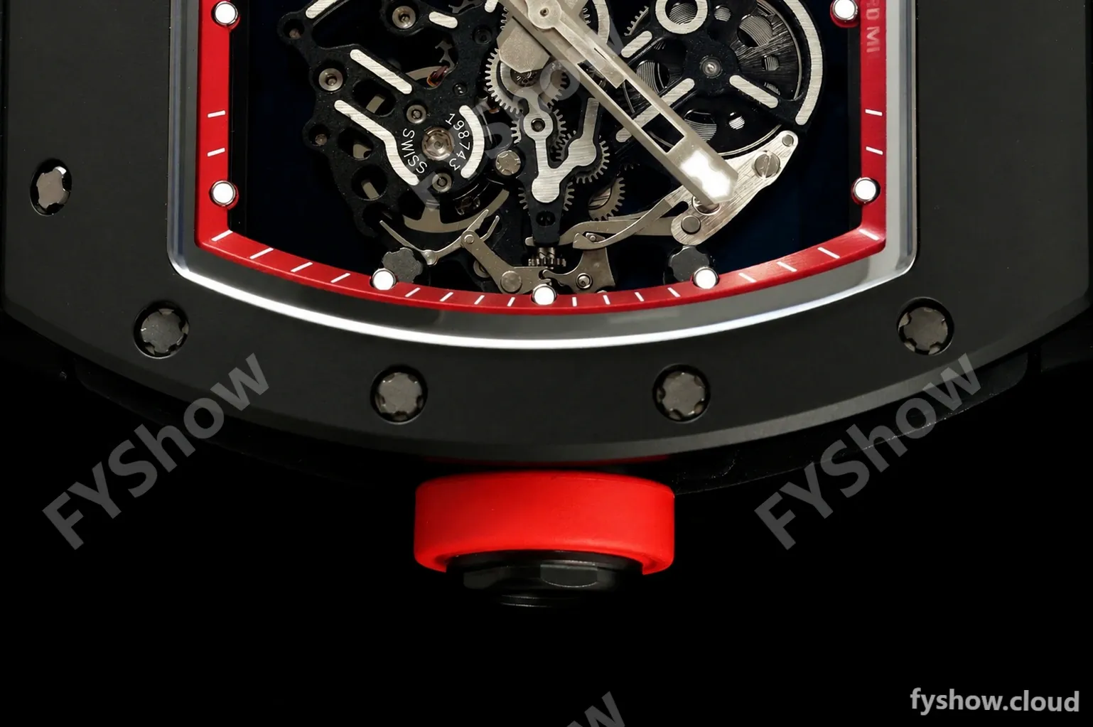 Richard Mille - RM055 Bubba Watson Black CER/RU Red Rehaut Skeleton ZF V3 RMUL2 - Image 6