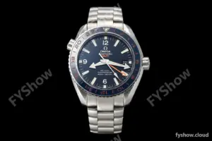 Omega - Seamaster Planet Ocean 600m 43.5mm GMT SS/SS Blue VSF A8605