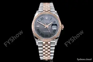Rolex - DJ 36mm Jub Flt 904L RG/SS Grey/Rm VSF VS3235