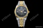 Rolex - DJ 36mm Jub Flt 904L YG/SS Grey/Rm VSF VS3235