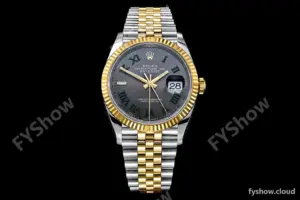 Rolex - DJ 36mm Jub Flt 904L YG/SS Grey/Rm VSF VS3235