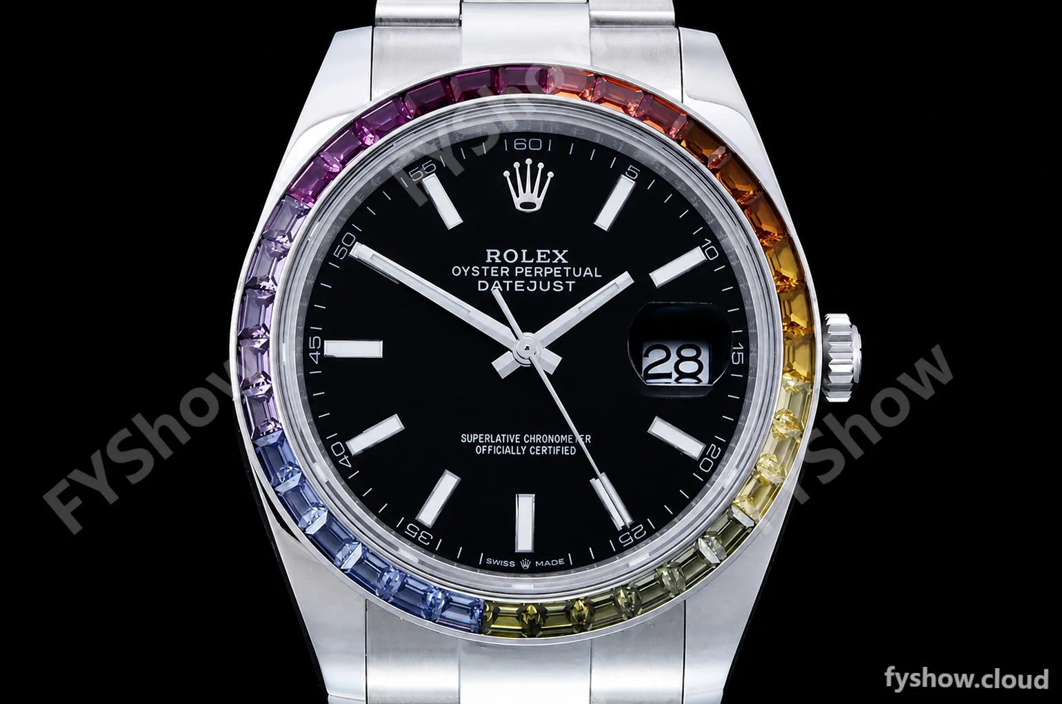Rolex - DJ2 41mm Oys MC-Dia 904L SS/SS Blk/Stk JVS VR3235 - Image 2
