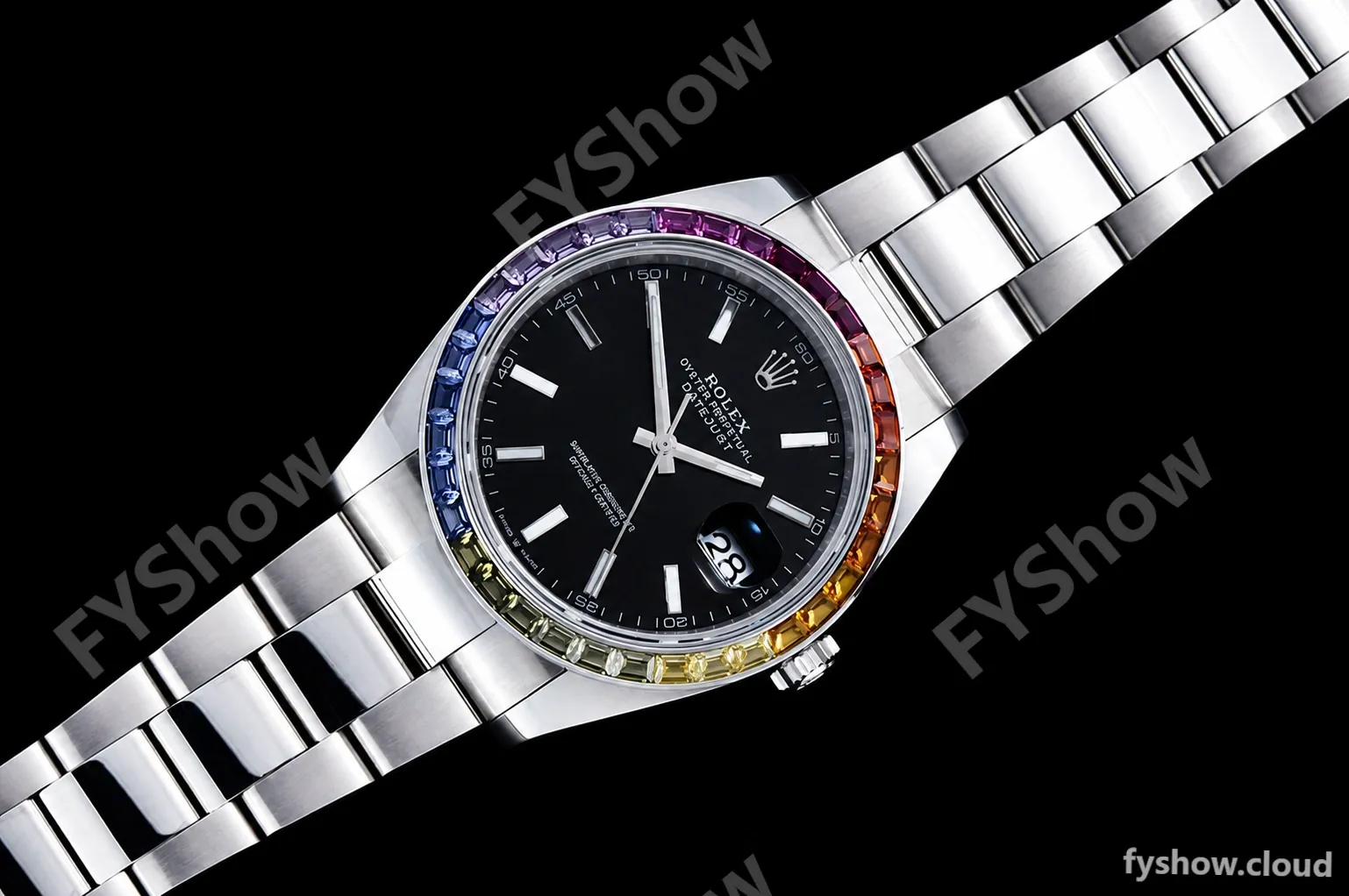 Rolex - DJ2 41mm Oys MC-Dia 904L SS/SS Blk/Stk JVS VR3235 - Image 3