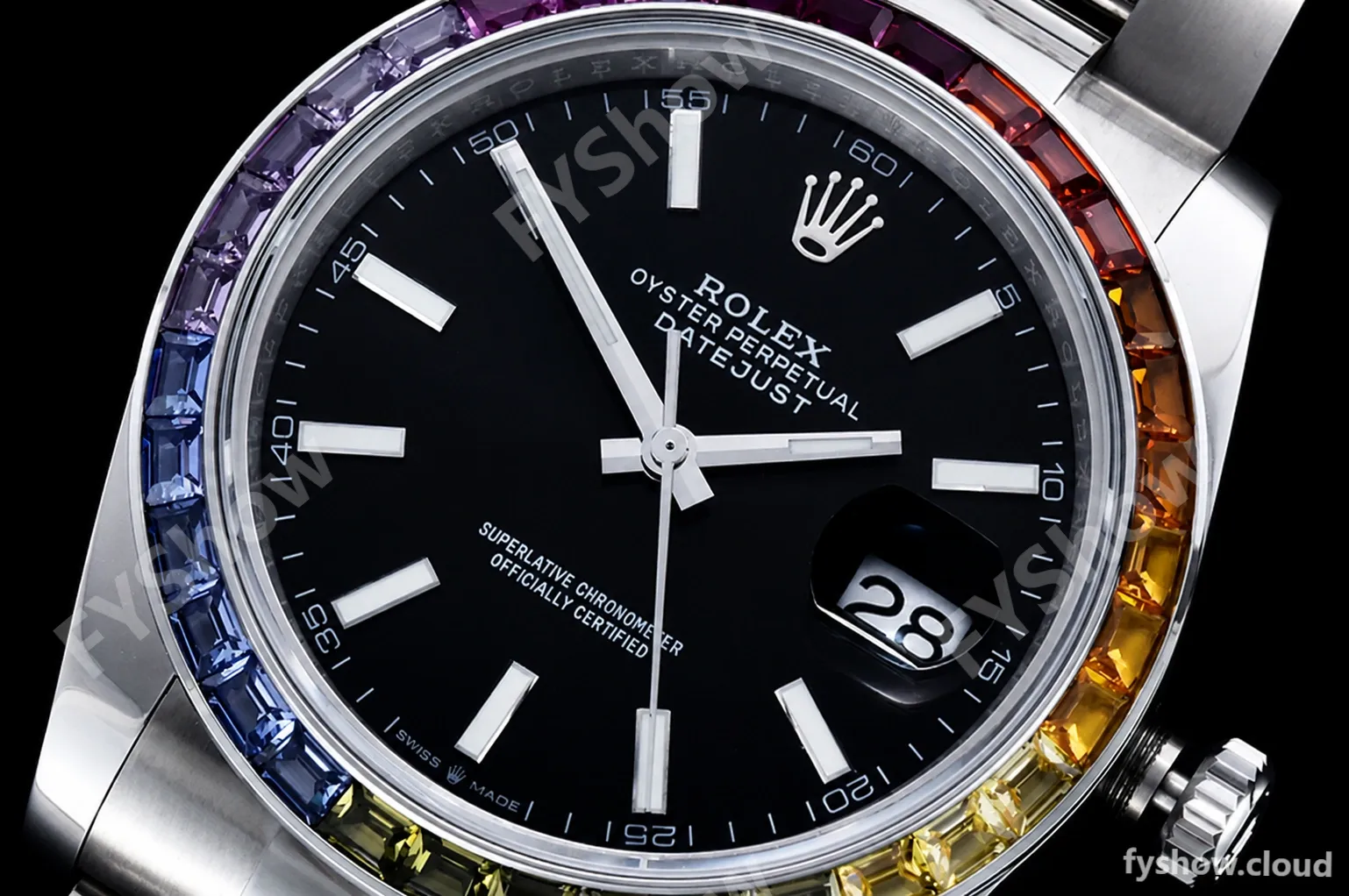 Rolex - DJ2 41mm Oys MC-Dia 904L SS/SS Blk/Stk JVS VR3235 - Image 5