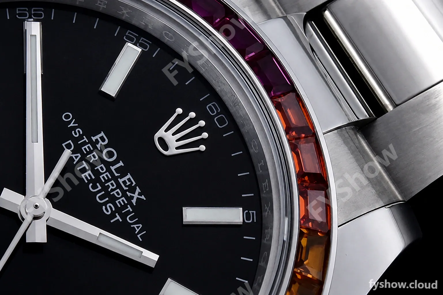 Rolex - DJ2 41mm Oys MC-Dia 904L SS/SS Blk/Stk JVS VR3235 - Image 6