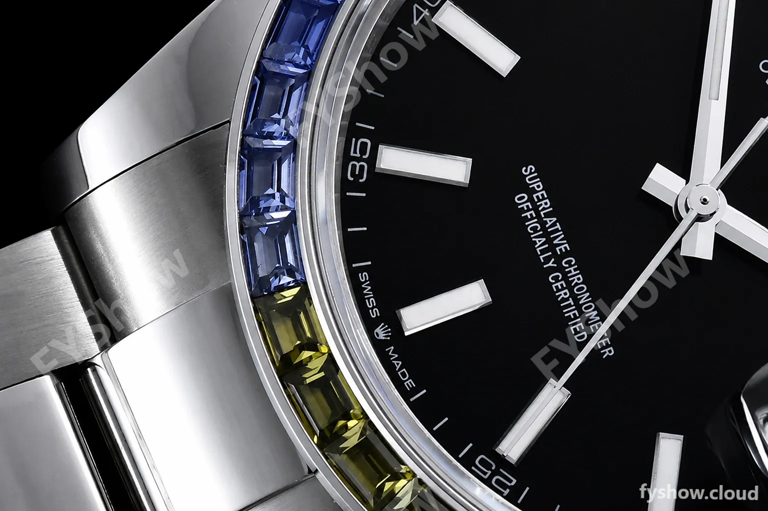 Rolex - DJ2 41mm Oys MC-Dia 904L SS/SS Blk/Stk JVS VR3235 - Image 7