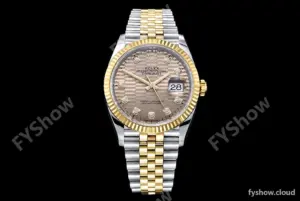 Rolex - DJ 36mm Jub Flt 904L YG/SS P-Gold/Dia VSF VS3235
