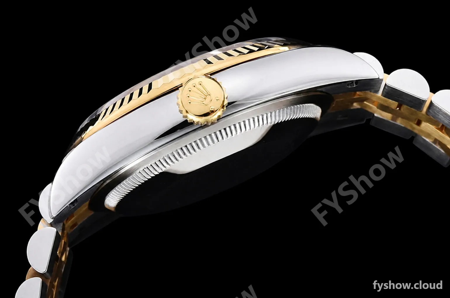 Rolex - DJ 36mm Jub Flt 904L YG/SS P-Gold/Dia VSF VS3235 - Image 11