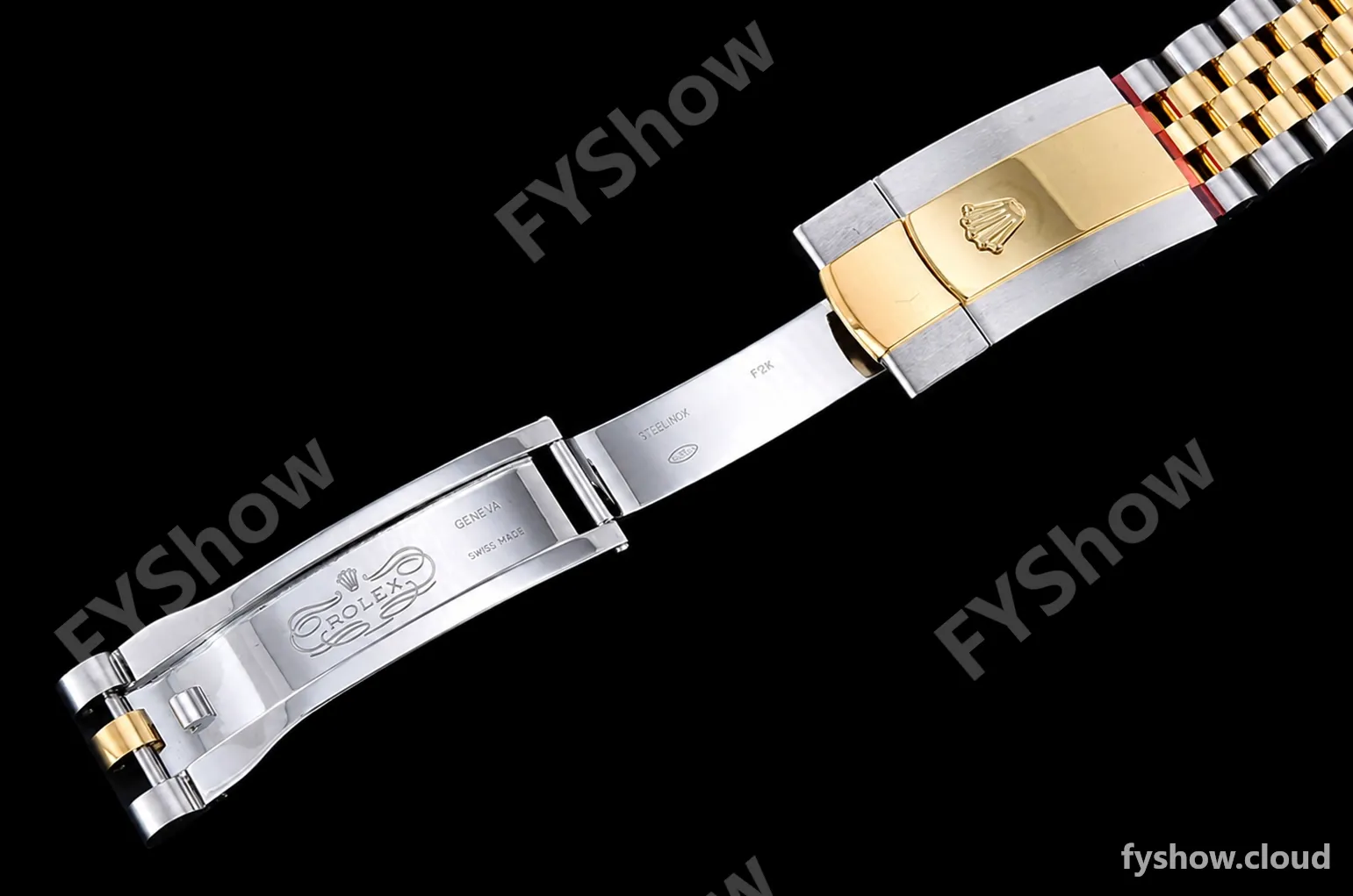 Rolex - DJ 36mm Jub Flt 904L YG/SS P-Gold/Dia VSF VS3235 - Image 14