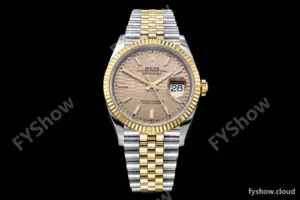 Rolex - DJ 36mm Jub Flt 904L YG/SS P-Gold/Stk VSF VS3235