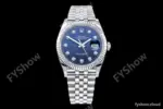 Rolex - DJ 36mm Jub Flt 904L SS/SS P-Blue/Stk VSF VS3235