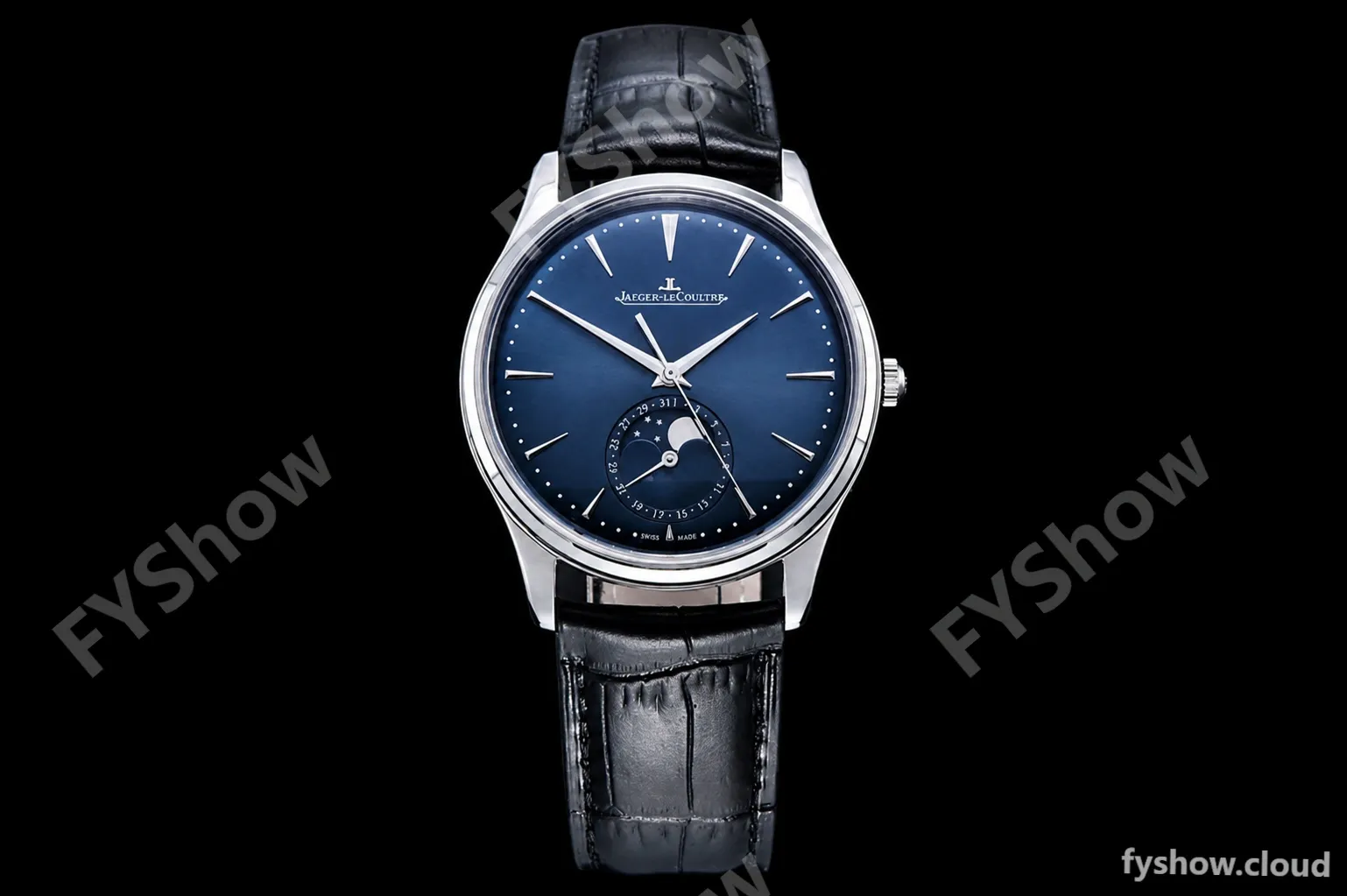 Jaeger LeCoultre - Master Ultra Thin Moonphase SS/LE Blue ZF A925