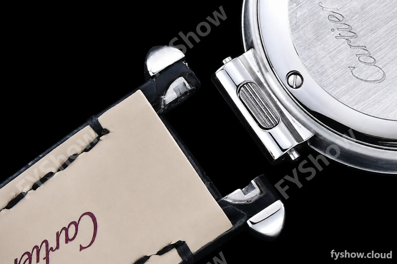 Cartier - Pasha Ladies Blk SS/LE White/Num AF Qtz - Image 20
