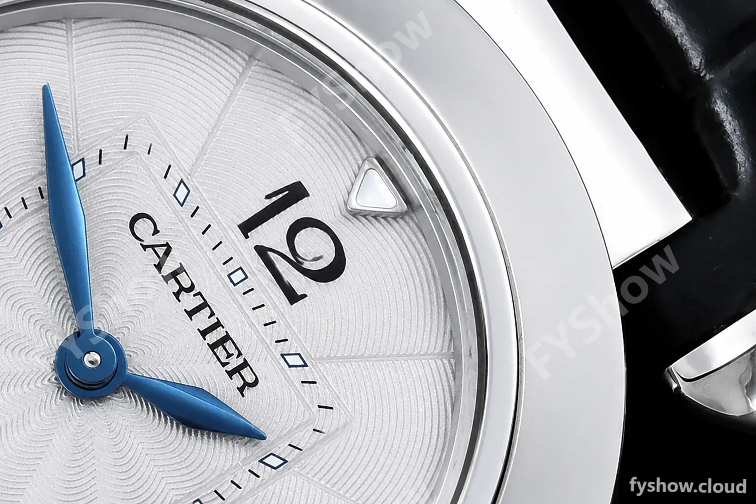 Cartier - Pasha Ladies Blk SS/LE White/Num AF Qtz - Image 6