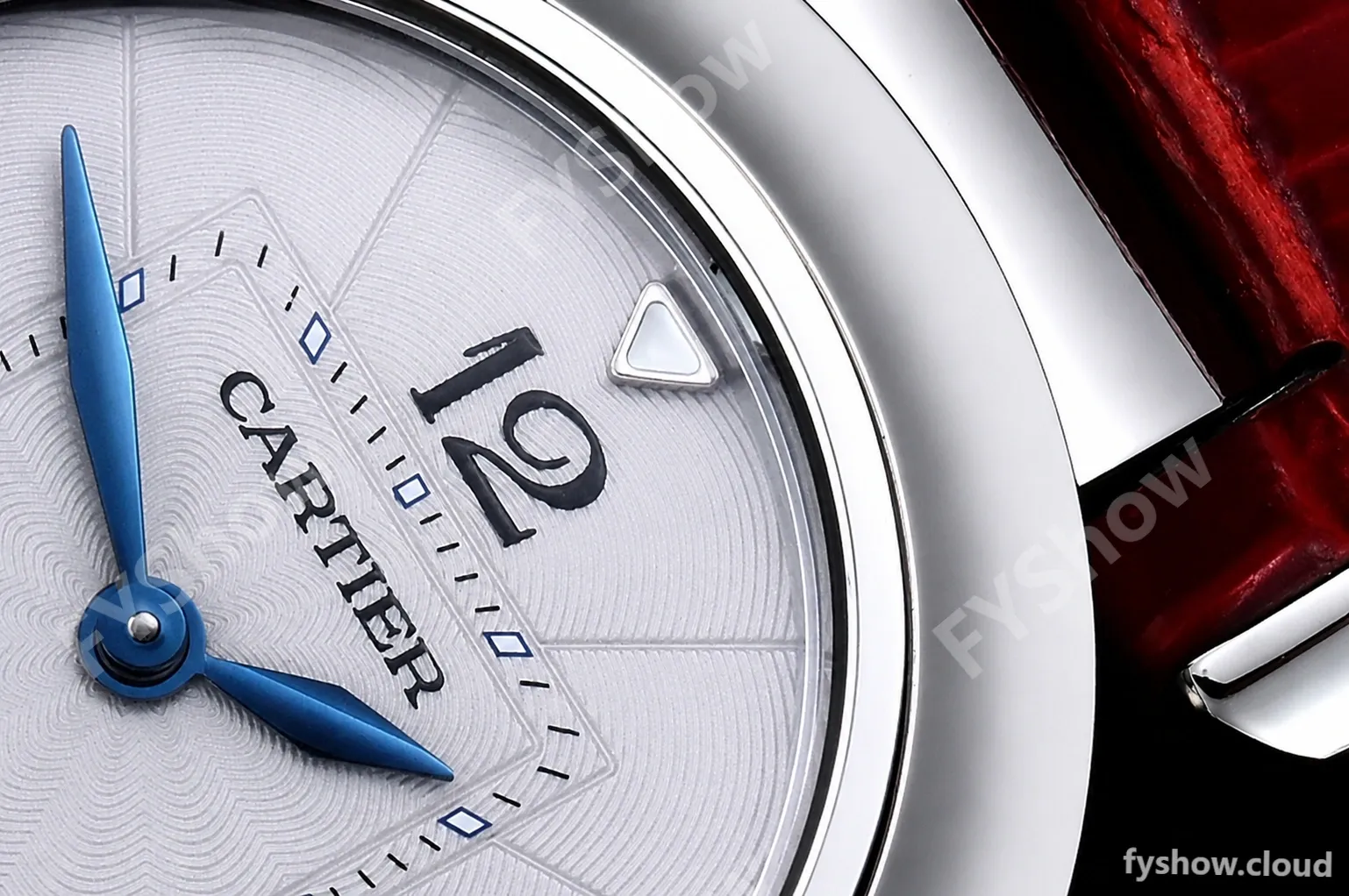 Cartier - Pasha Ladies Red SS/LE White/Num AF Qtz - Image 6
