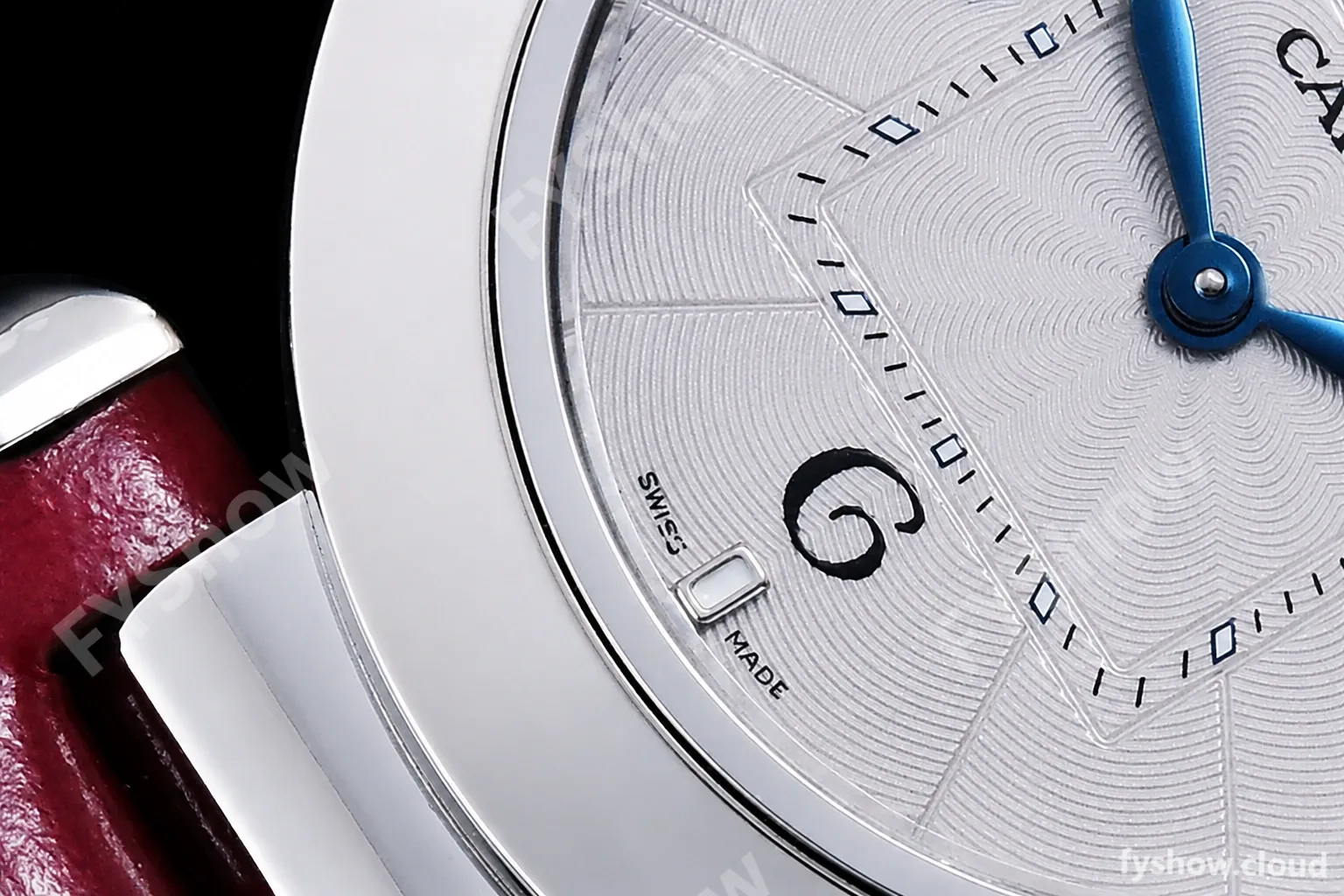 Cartier - Pasha Ladies Red SS/LE White/Num AF Qtz - Image 7