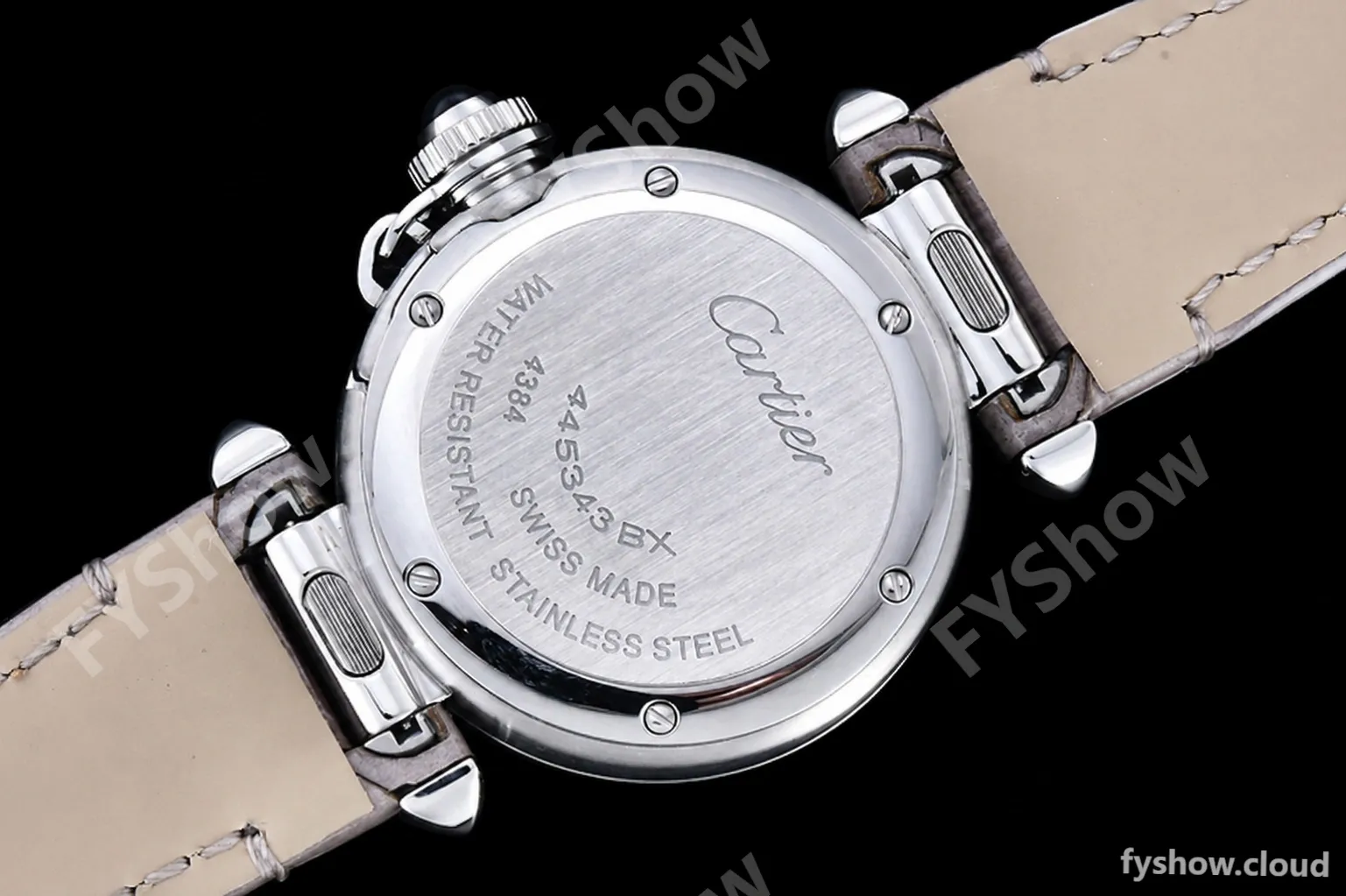 Cartier - Pasha Ladies Grey SS/LE White/Num AF Qtz - Image 16