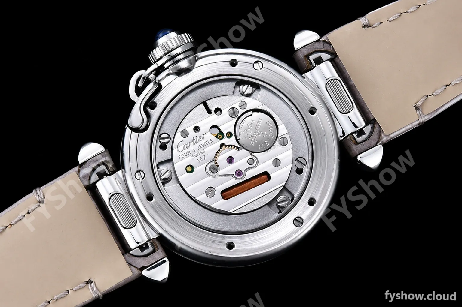 Cartier - Pasha Ladies Grey SS/LE White/Num AF Qtz - Image 20