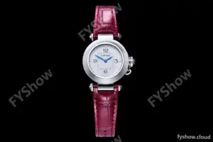 Cartier - Pasha Ladies Pink SS/LE White/Num AF Qtz
