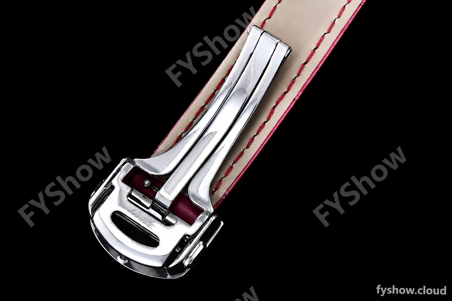 Cartier - Pasha Ladies Pink SS/LE White/Num AF Qtz - Image 13