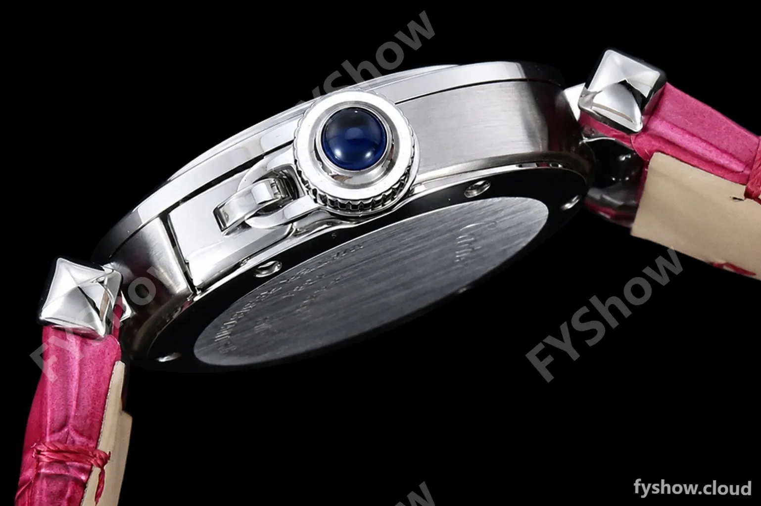 Cartier - Pasha Ladies Pink SS/LE White/Num AF Qtz - Image 14