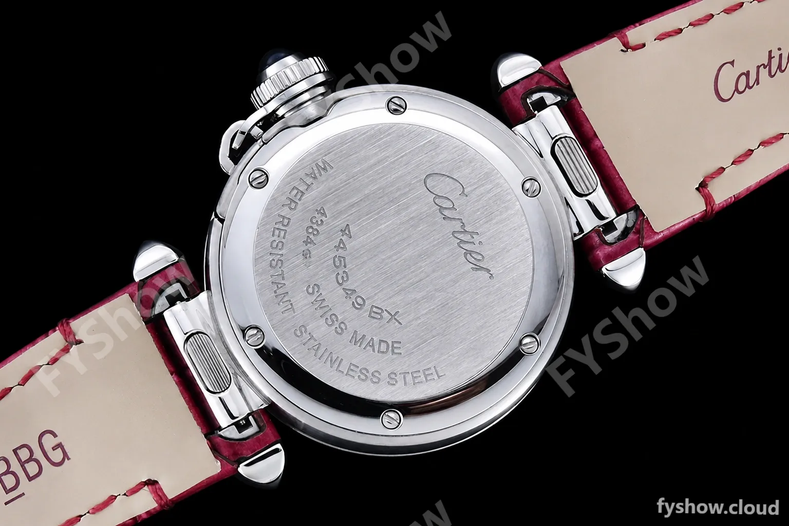 Cartier - Pasha Ladies Pink SS/LE White/Num AF Qtz - Image 16