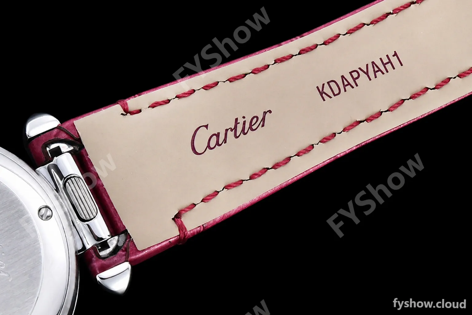 Cartier - Pasha Ladies Pink SS/LE White/Num AF Qtz - Image 17