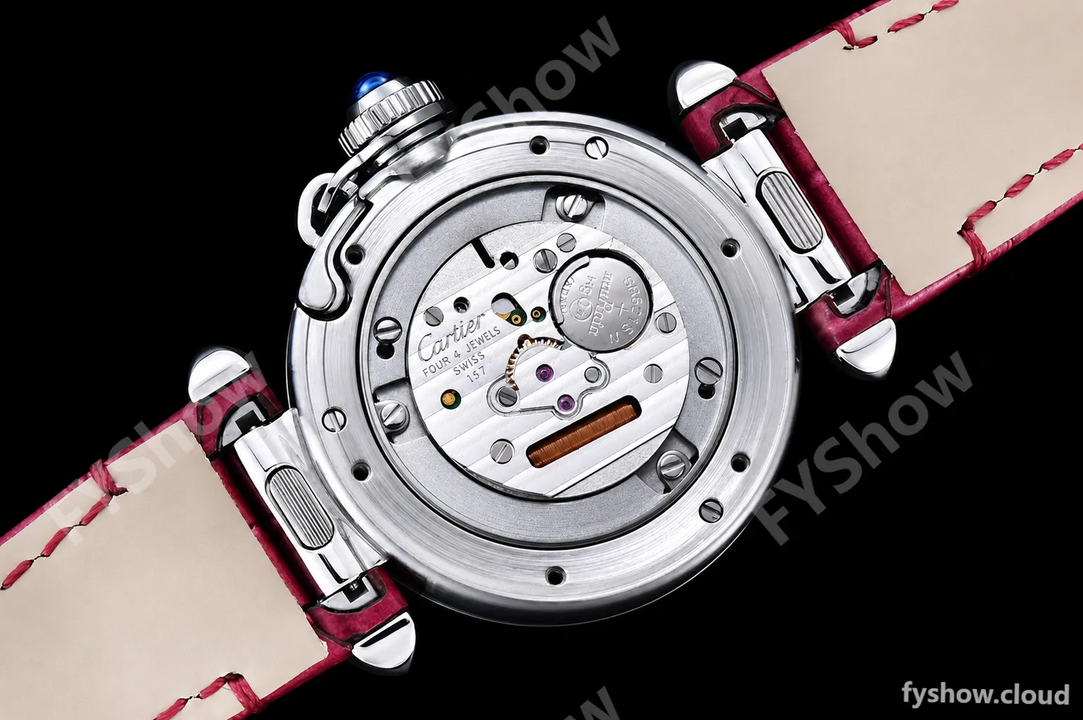 Cartier - Pasha Ladies Pink SS/LE White/Num AF Qtz - Image 20