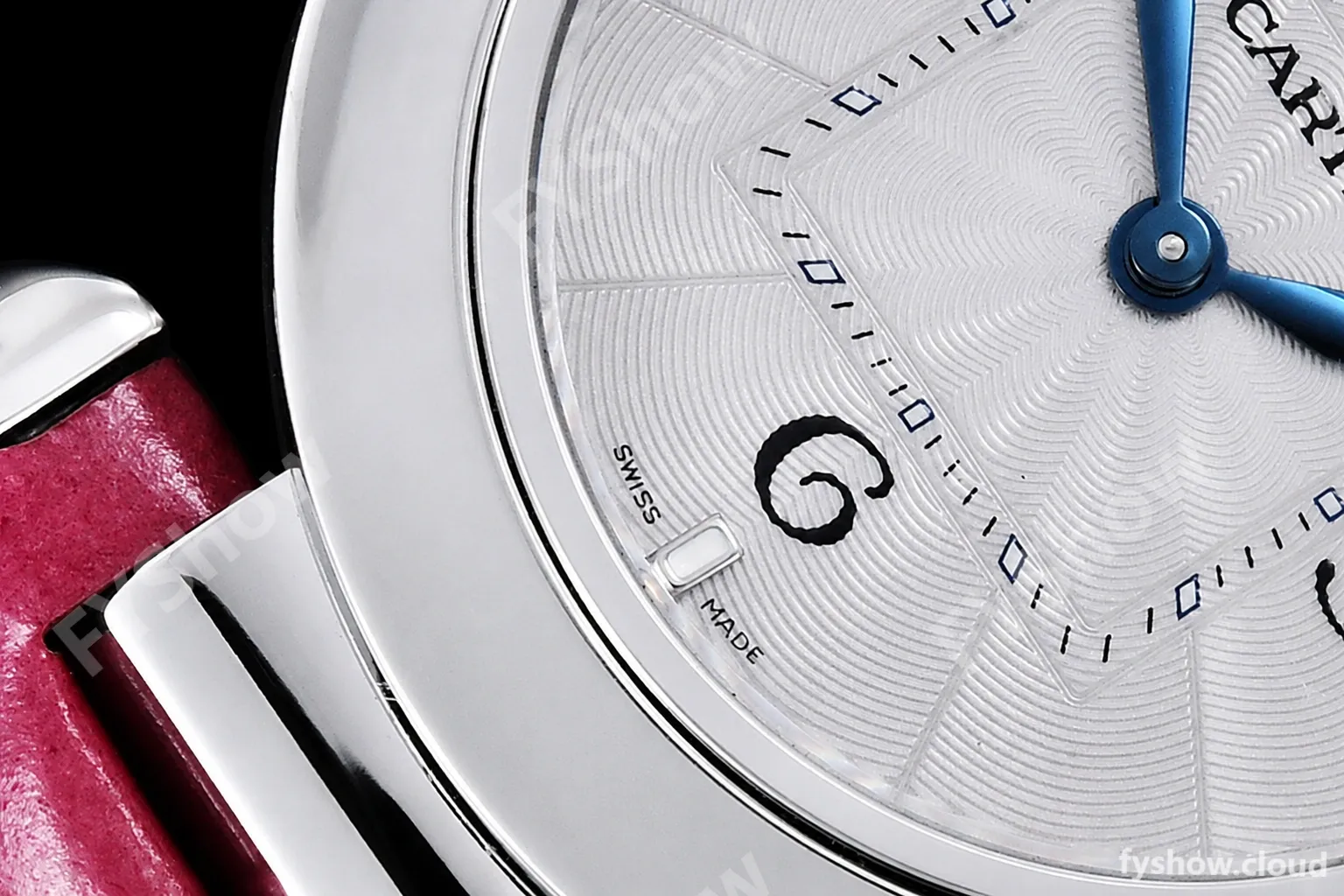 Cartier - Pasha Ladies Pink SS/LE White/Num AF Qtz - Image 7