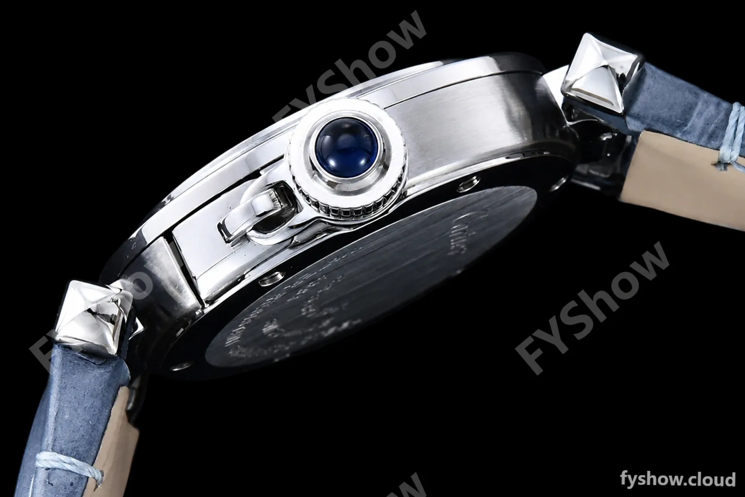 Cartier - Pasha Ladies Blue SS/LE White/Num AF Qtz - Image 14