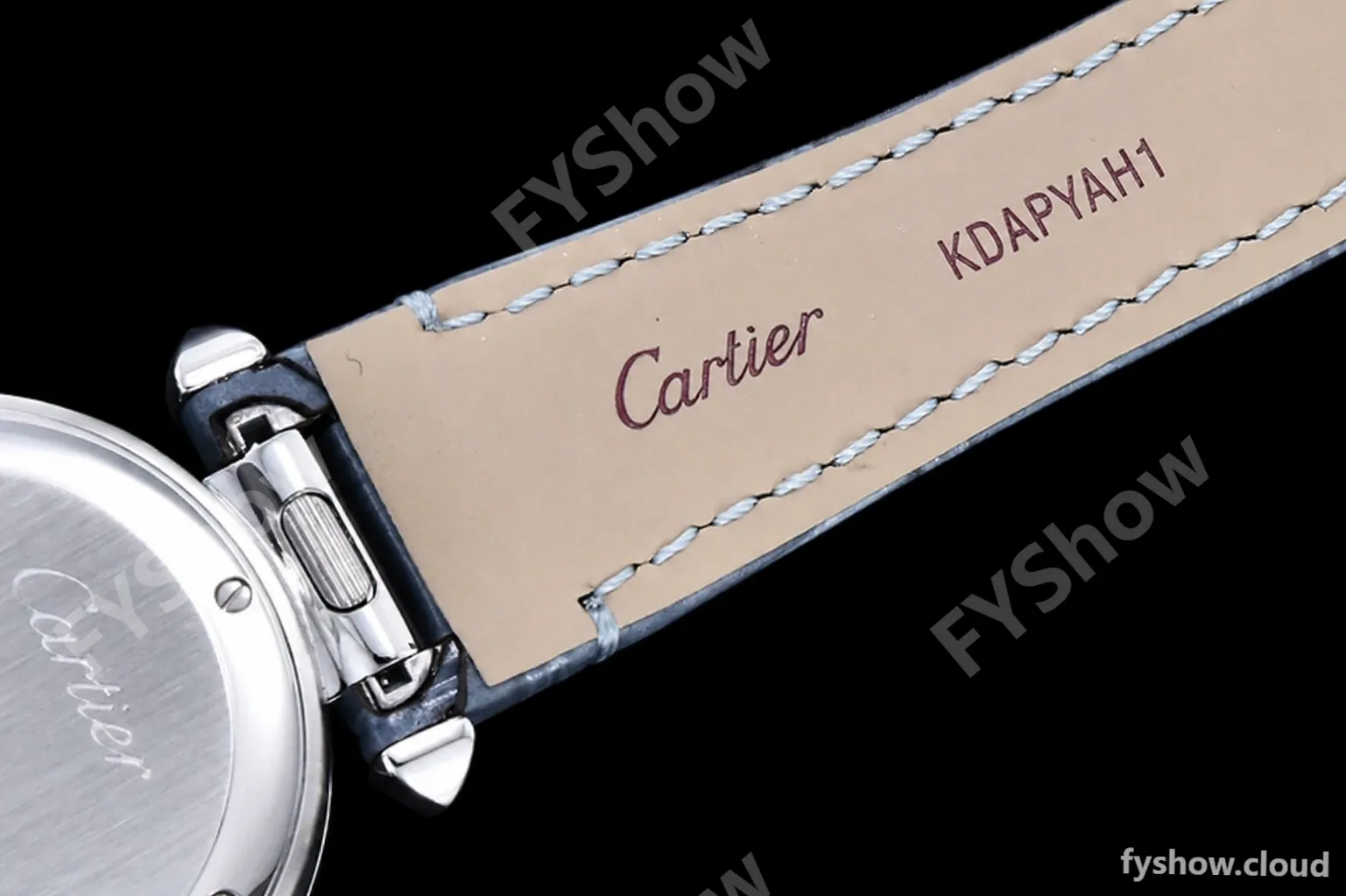 Cartier - Pasha Ladies Blue SS/LE White/Num AF Qtz - Image 17