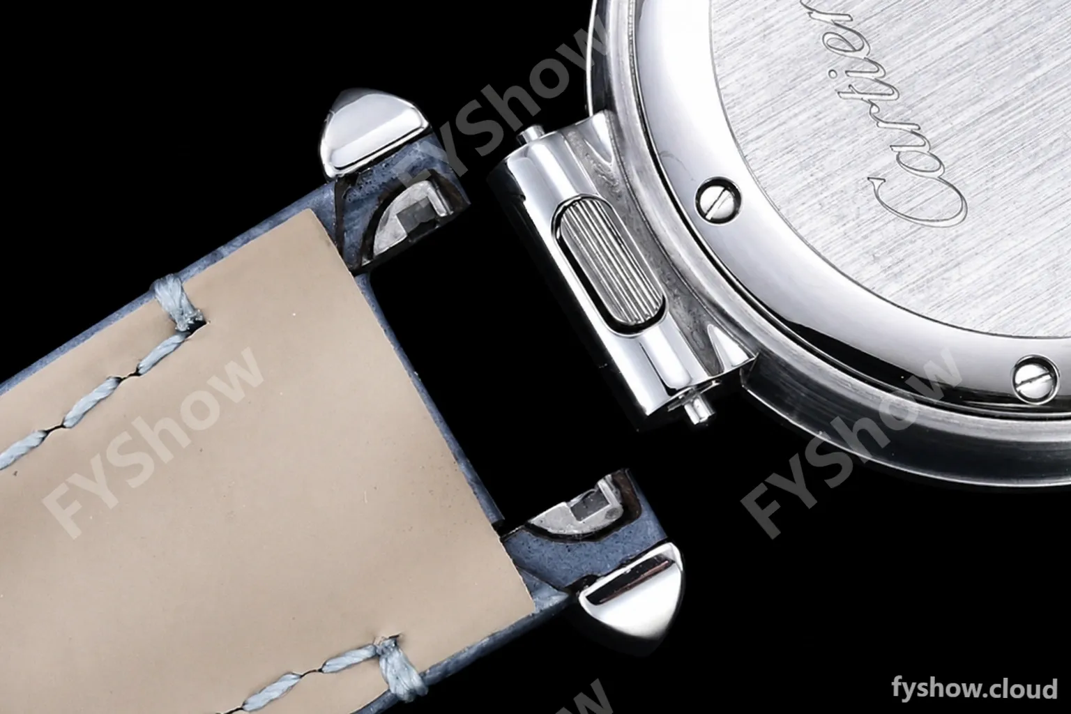 Cartier - Pasha Ladies Blue SS/LE White/Num AF Qtz - Image 19
