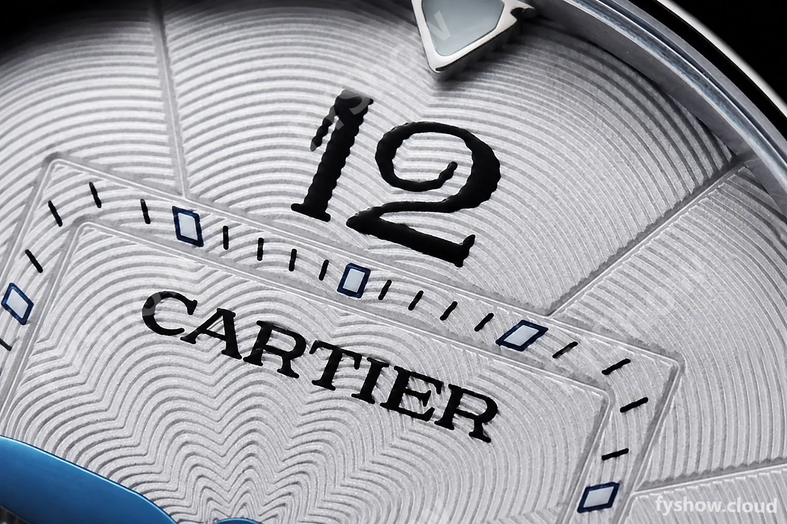 Cartier - Pasha Ladies Blue SS/LE White/Num AF Qtz - Image 8