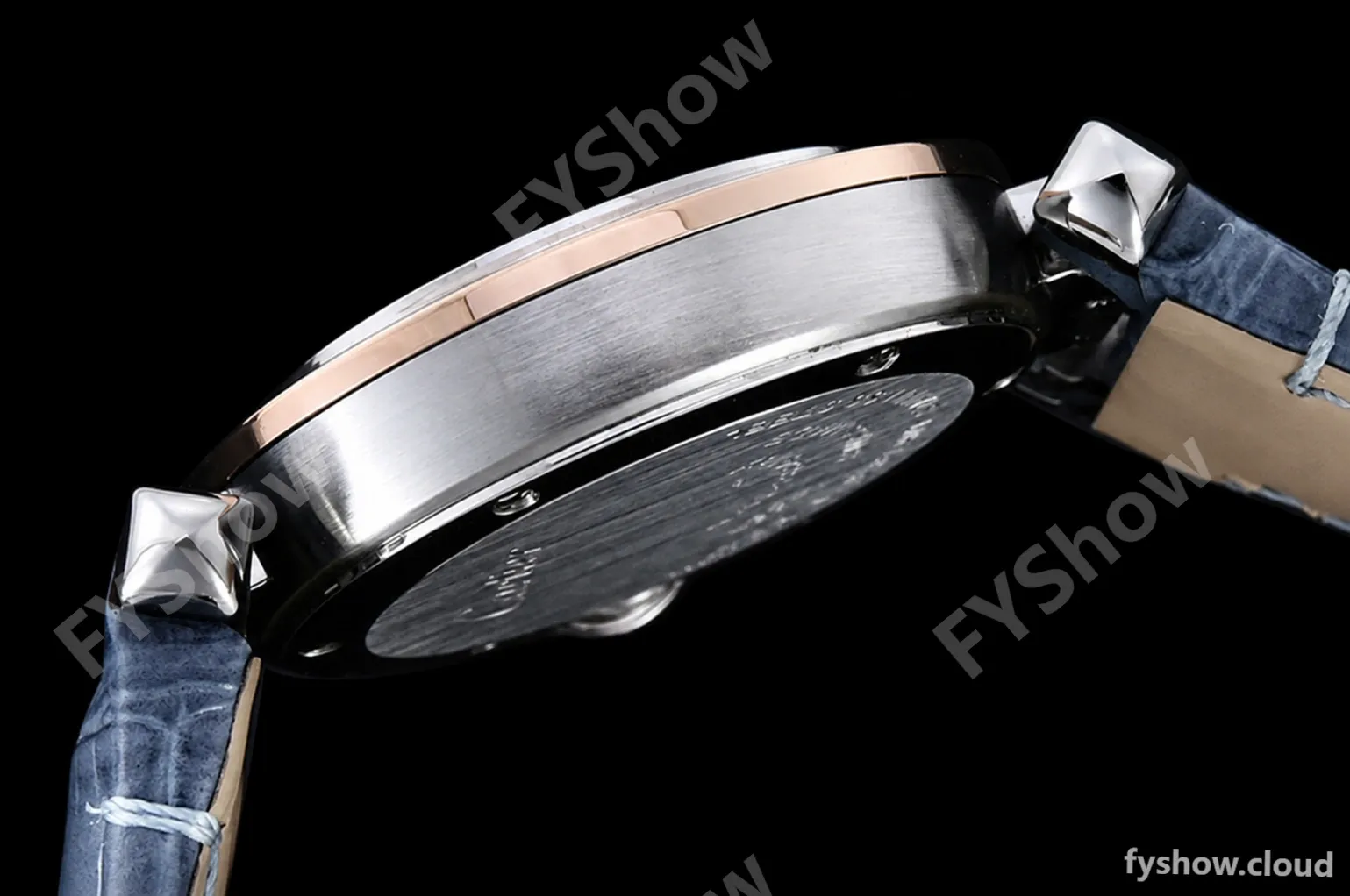 Cartier - Pasha Ladies Blue RG/SS/LE White/Num AF Qtz - Image 12
