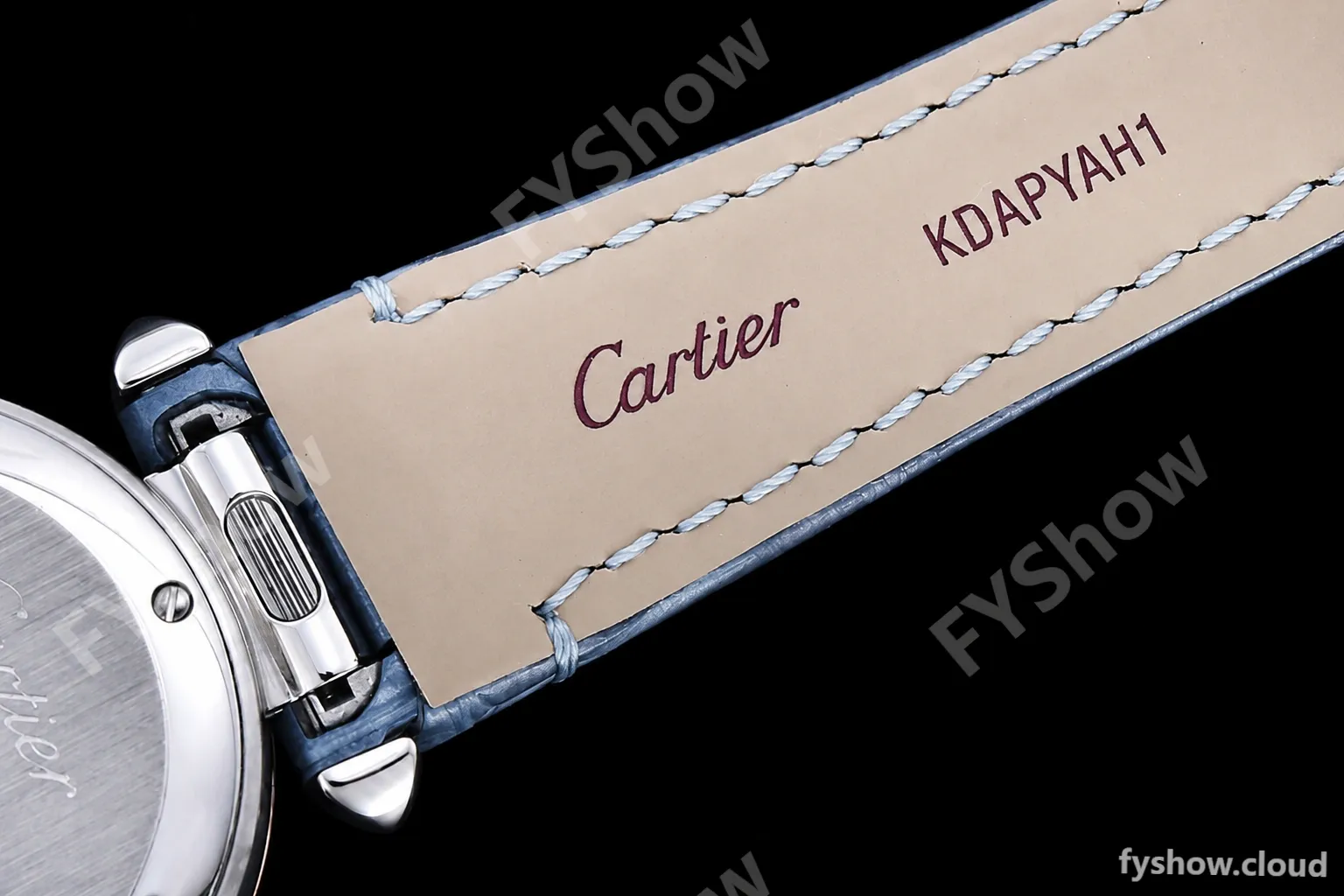Cartier - Pasha Ladies Blue RG/SS/LE White/Num AF Qtz - Image 17