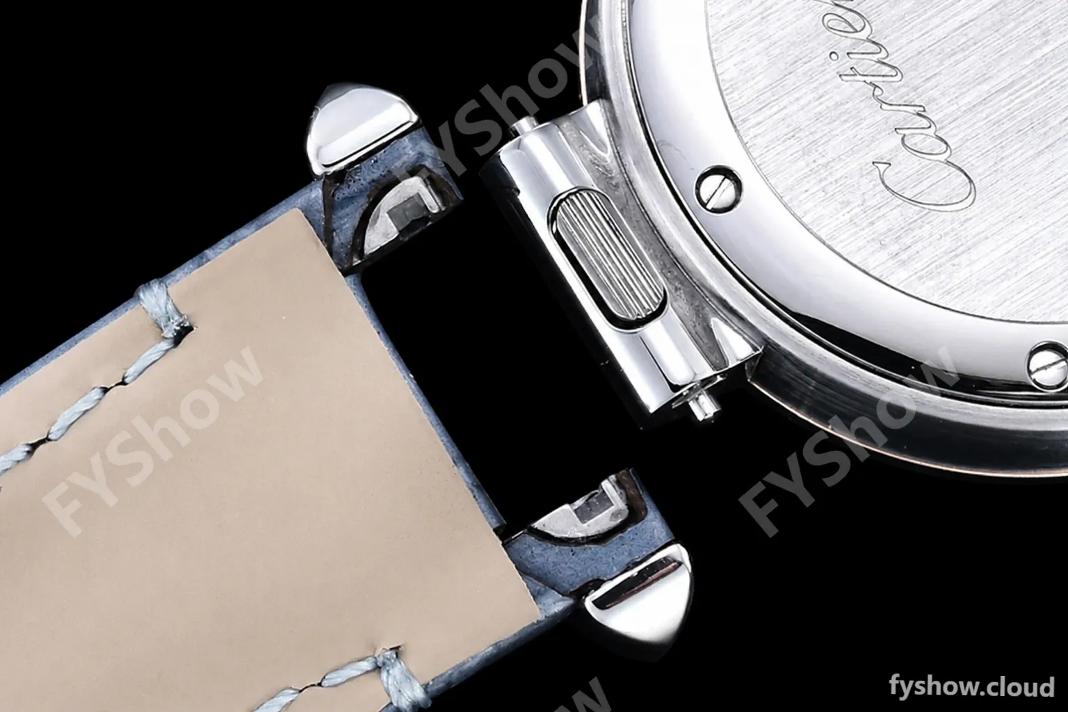 Cartier - Pasha Ladies Blue RG/SS/LE White/Num AF Qtz - Image 18