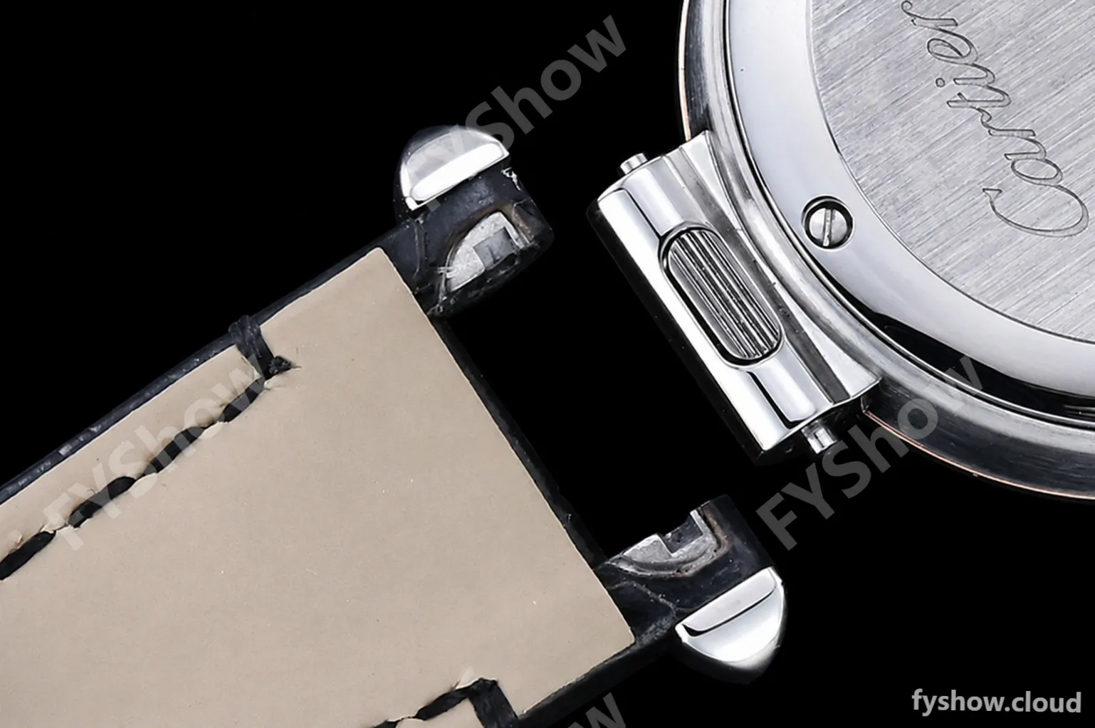 Cartier - Pasha Ladies Blk RG/SS/LE White/Num AF Qtz - Image 16