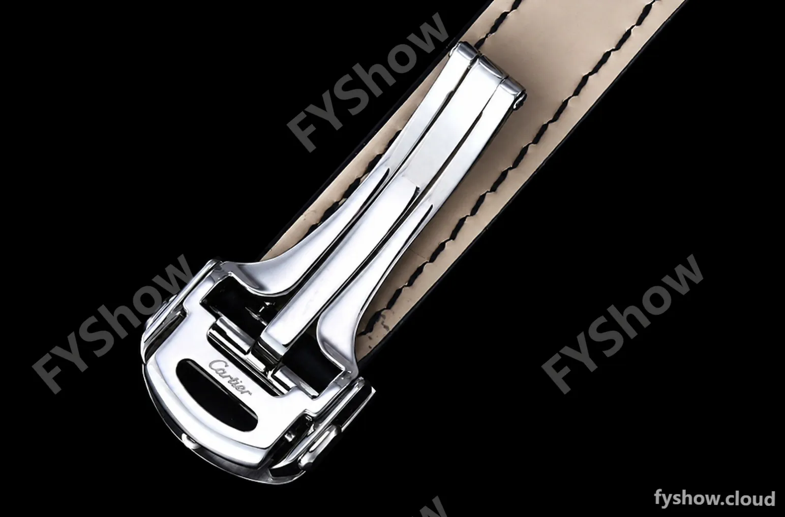 Cartier - Pasha Ladies Blk RG/SS/LE White/Num AF Qtz - Image 21