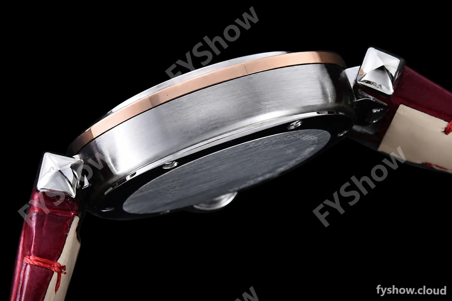 Cartier - Pasha Ladies Red RG/SS/LE White/Num AF Qtz - Image 12