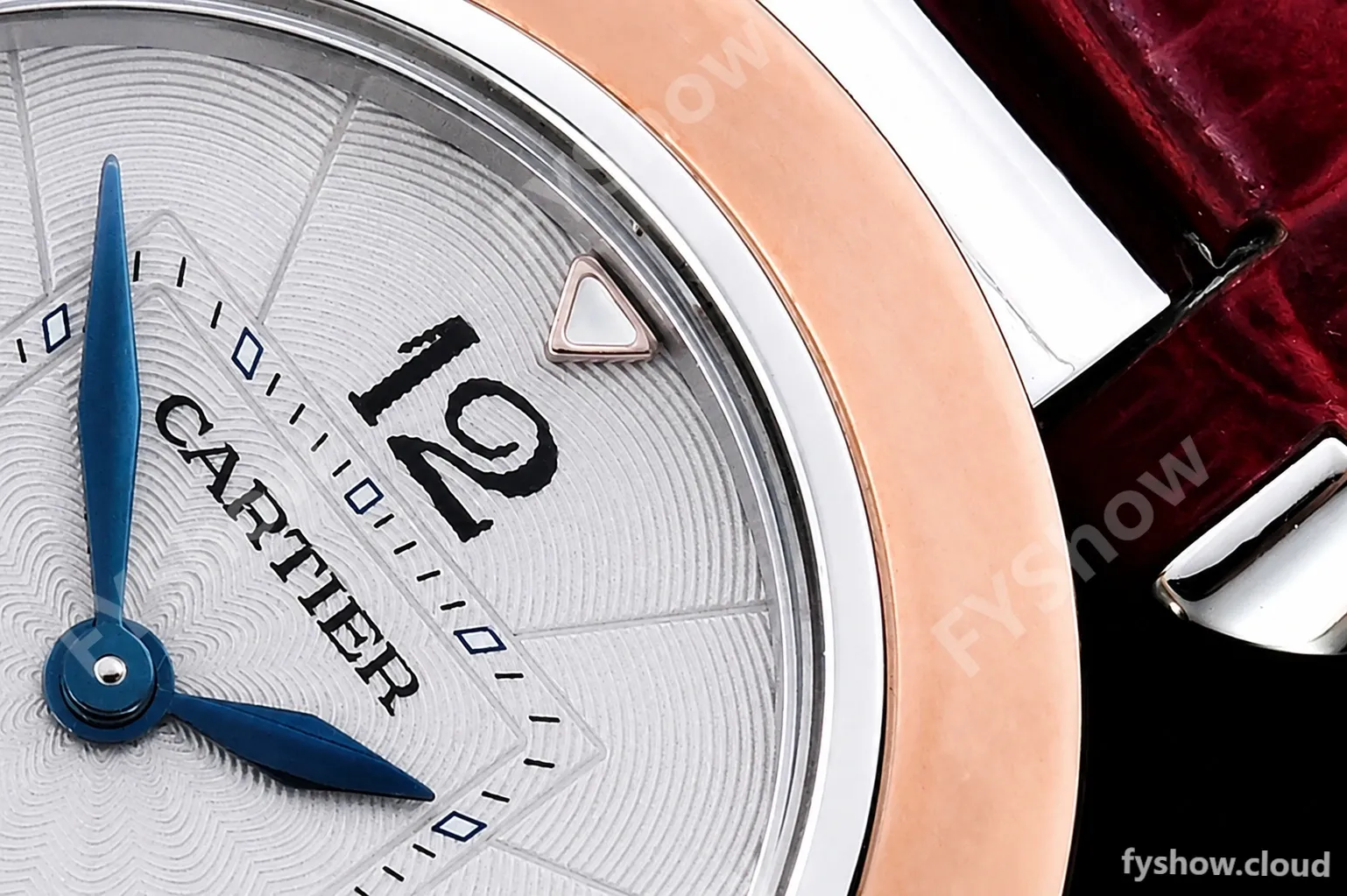 Cartier - Pasha Ladies Red RG/SS/LE White/Num AF Qtz - Image 6