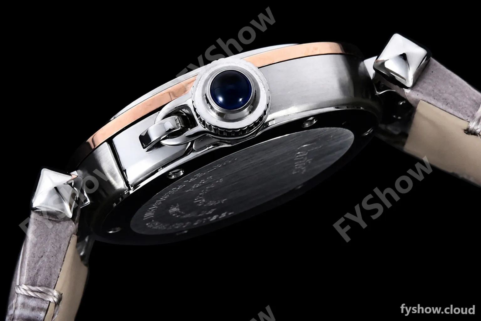 Cartier - Pasha Ladies Grey RG/SS/LE White/Num AF Qtz - Image 11