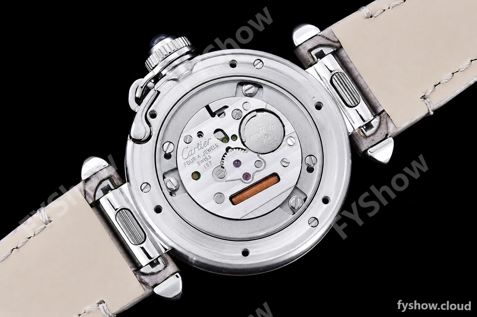 Cartier - Pasha Ladies Grey RG/SS/LE White/Num AF Qtz - Image 15