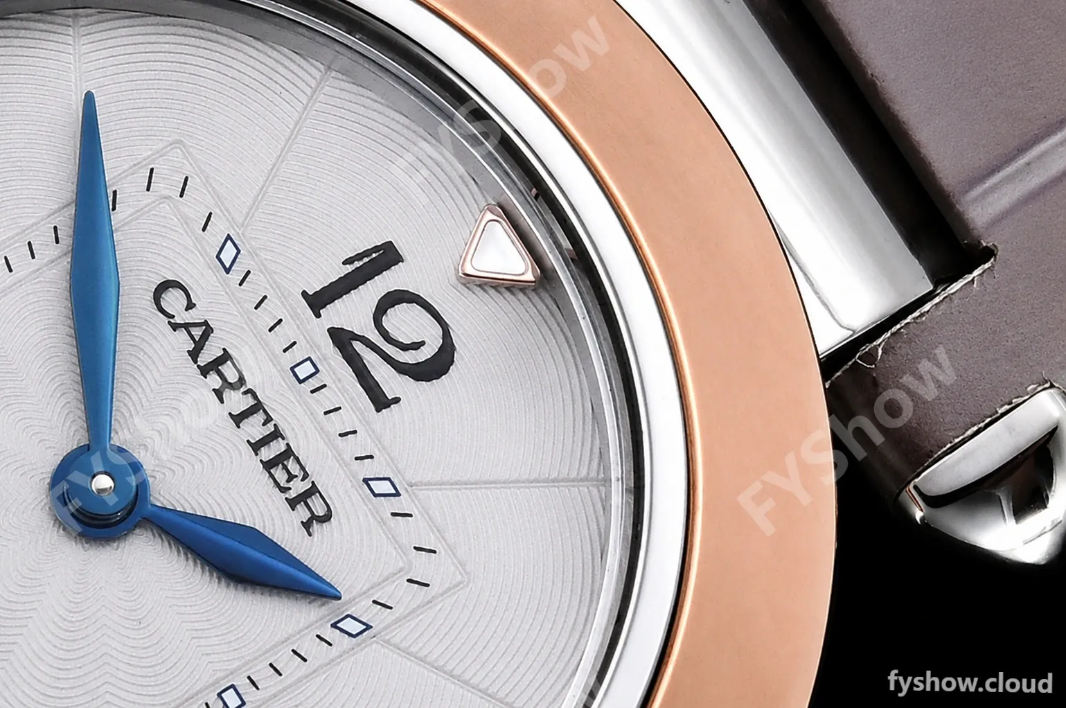 Cartier - Pasha Ladies Grey RG/SS/LE White/Num AF Qtz - Image 6