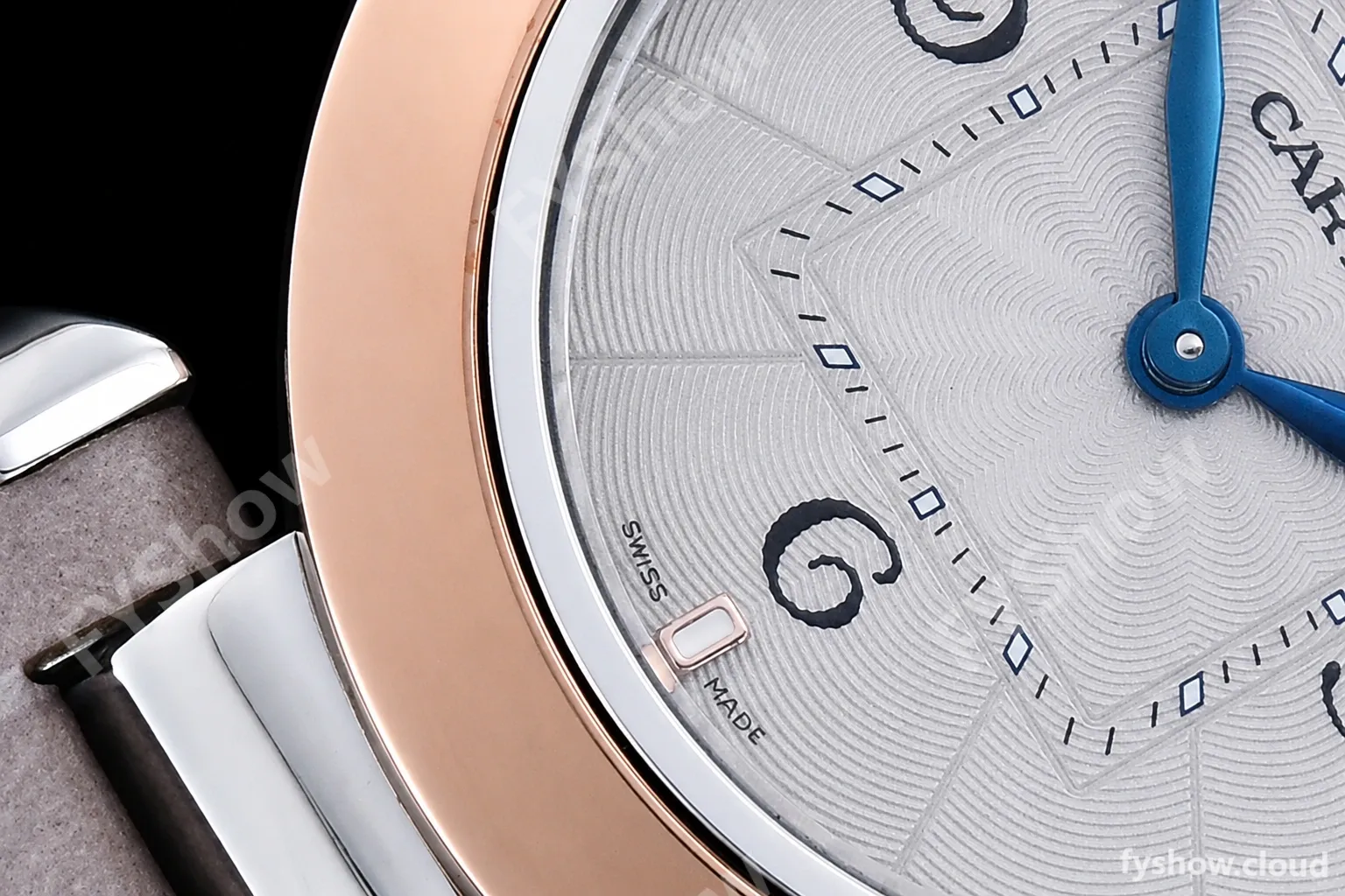 Cartier - Pasha Ladies Grey RG/SS/LE White/Num AF Qtz - Image 7