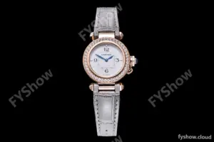 Cartier - Pasha Ladies Dia Grey RG/LE White/Num AF Qtz