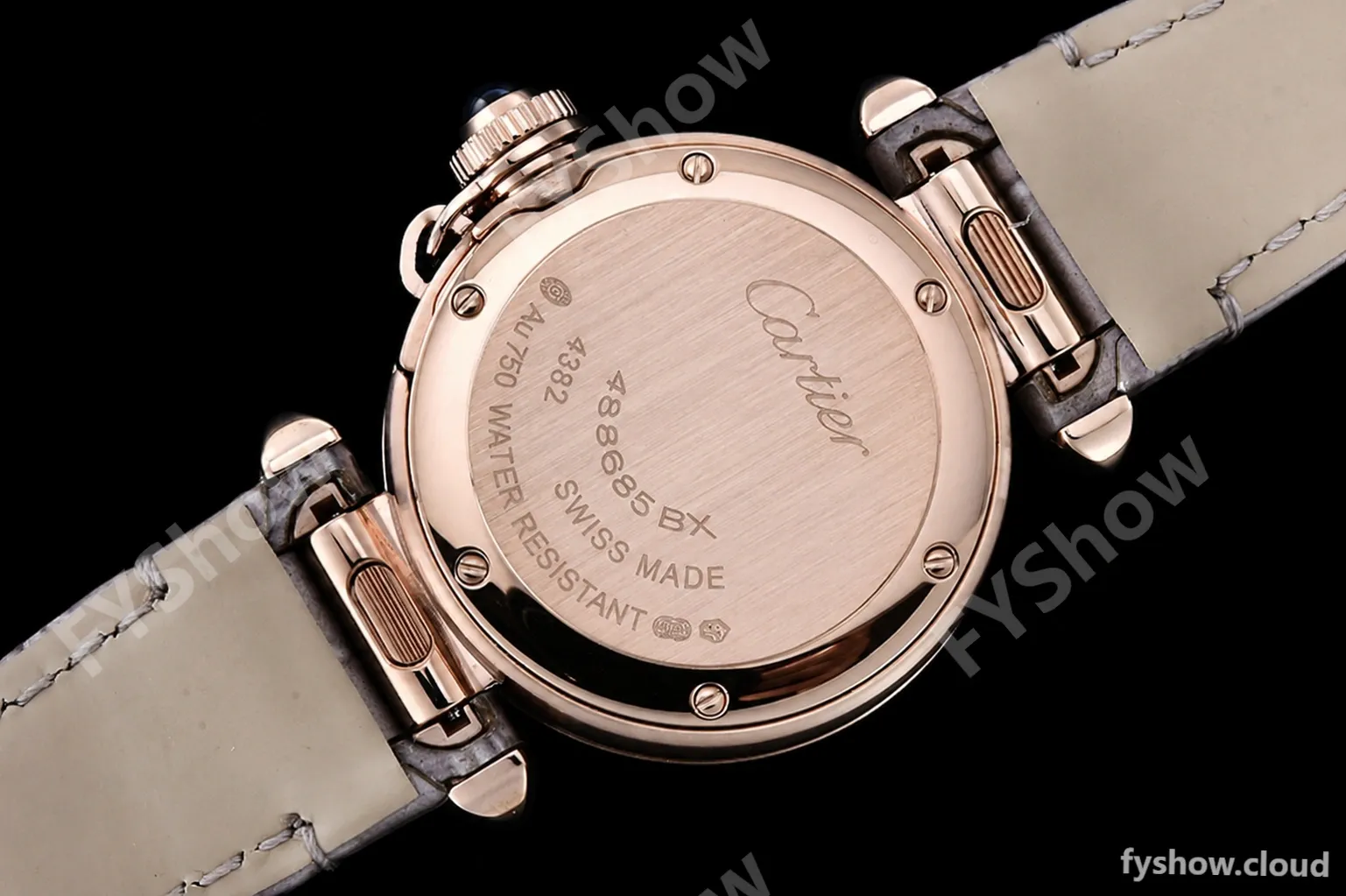 Cartier - Pasha Ladies Dia Grey RG/LE White/Num AF Qtz - Image 17