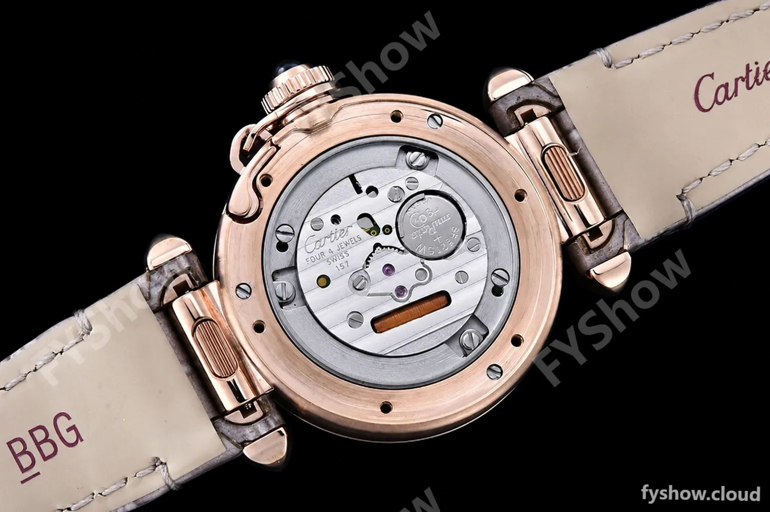 Cartier - Pasha Ladies Dia Grey RG/LE White/Num AF Qtz - Image 21
