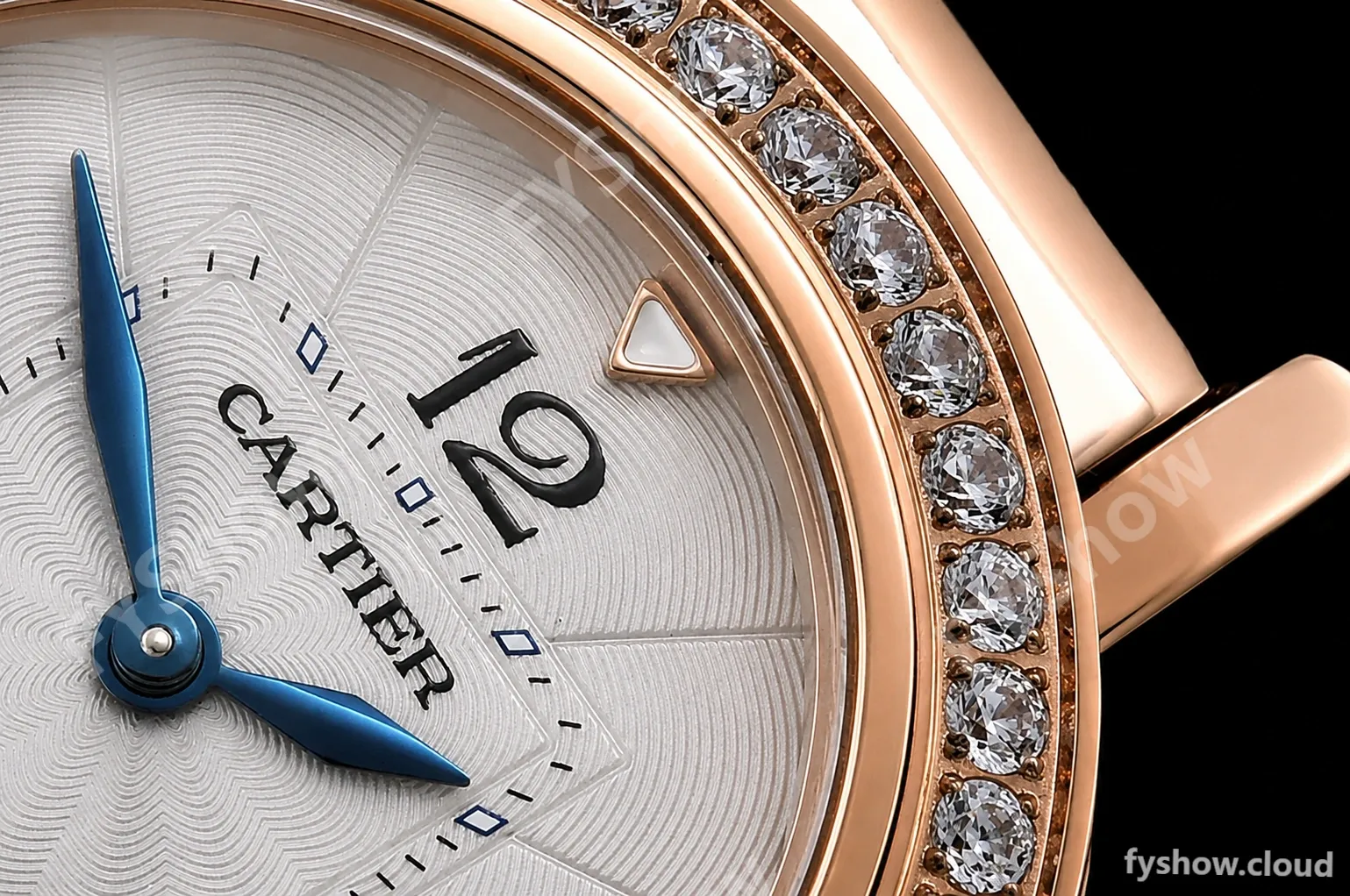 Cartier - Pasha Ladies Dia Grey RG/LE White/Num AF Qtz - Image 6