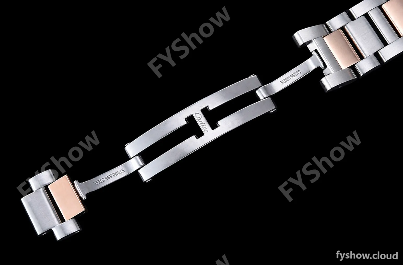 Cartier - Pasha Ladies RG/SS White/Num AF Qtz - Image 13